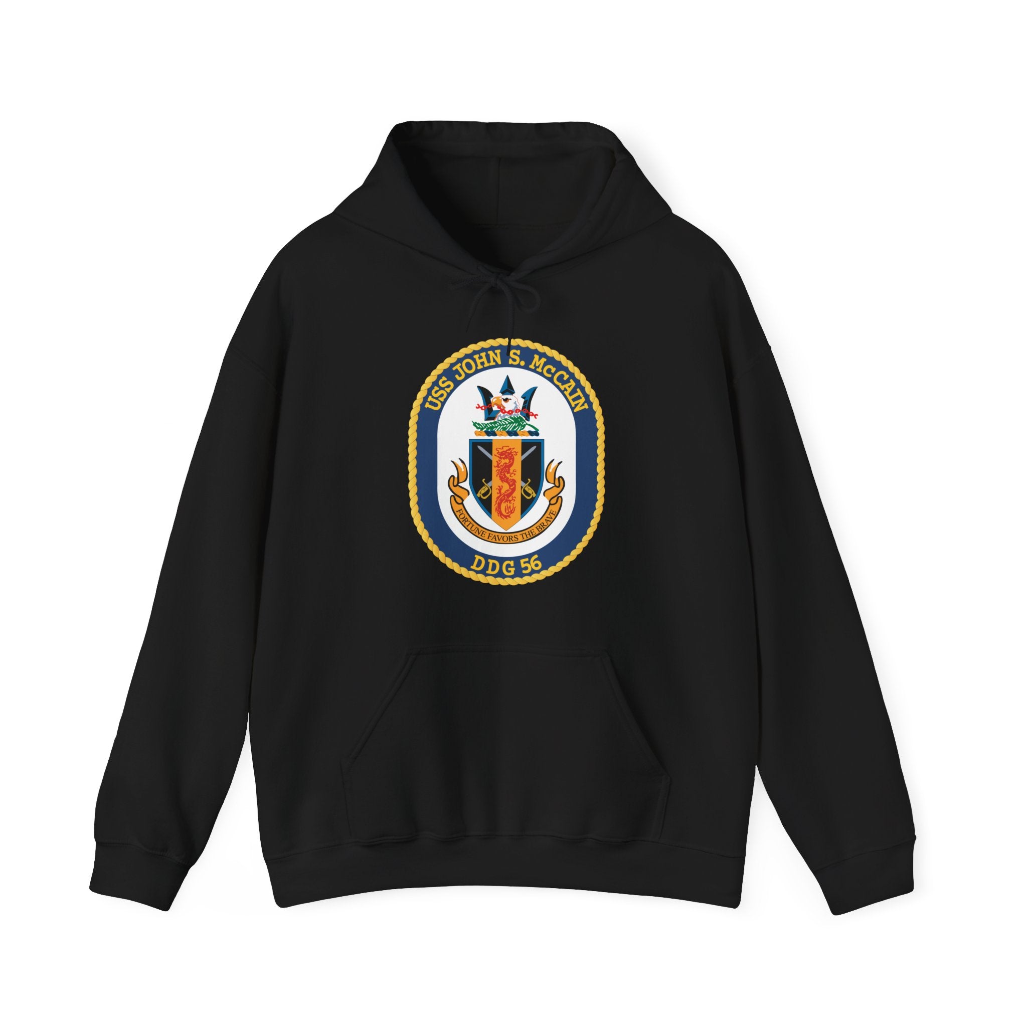Unisex Heavy Blend™ Hoodies - Navy - USS John S. McCain (DDG-56) wo txt