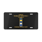 Vanity License Plate - Navy - Chief Warrant Officer 2 - CW02 - Veteran