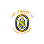 Kiss-Cut Vinyl Decal - Navy - USNS Apalachicola (T-EPF 13)
