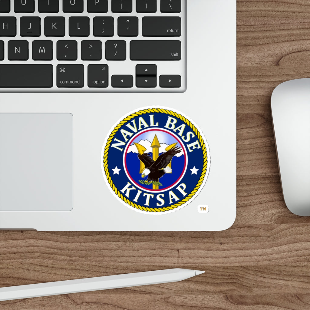 Die-Cut Vinyl Sticker - Navy - Naval Base Kitsap wo txt