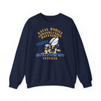 Unisex Heavy Blend™ Crewneck Sweatshirt - Navy - Seabee - Veteran