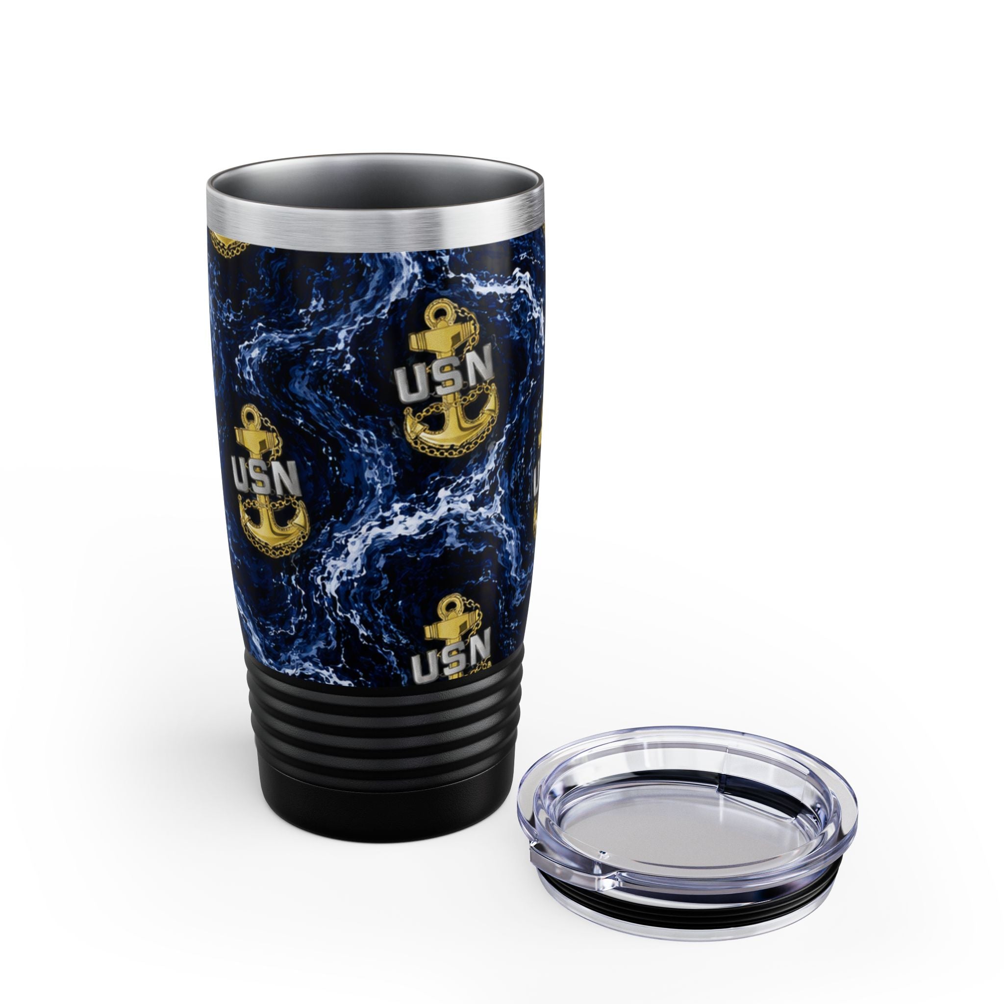 20oz Tumbler - USN Anchor