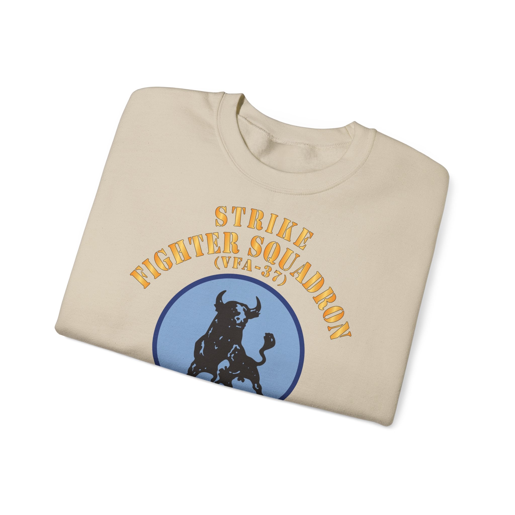 Unisex Heavy Blend™ Crewneck Sweatshirt - Navy - Strike Fighter Squadron 37 (VFA-37)