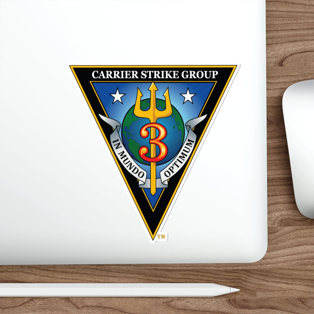 Die-Cut Vinyl Sticker - Navy - Carrier Strike Group 3 (CSG-3) wo txt