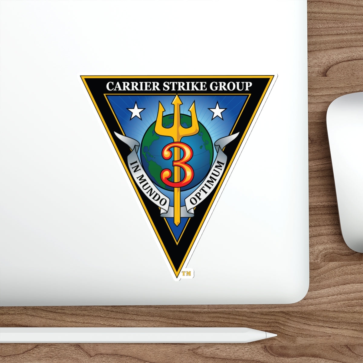 Die-Cut Vinyl Sticker - Navy - Carrier Strike Group 3 (CSG-3) wo txt