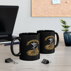 Black Mug (11oz, 15oz) - Navy - Rate - Construction Electrician (CE) with Scene - 3D - Enhanced