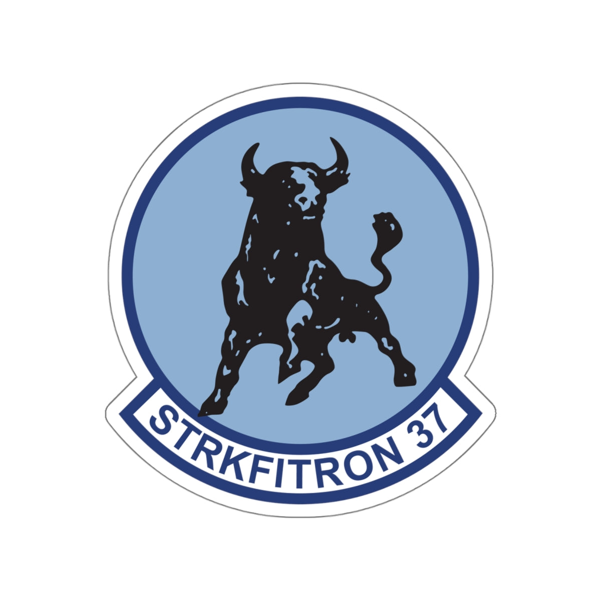 Die-Cut Vinyl Sticker - Navy - Strike Fighter Squadron 37 (VFA-37) wo txt