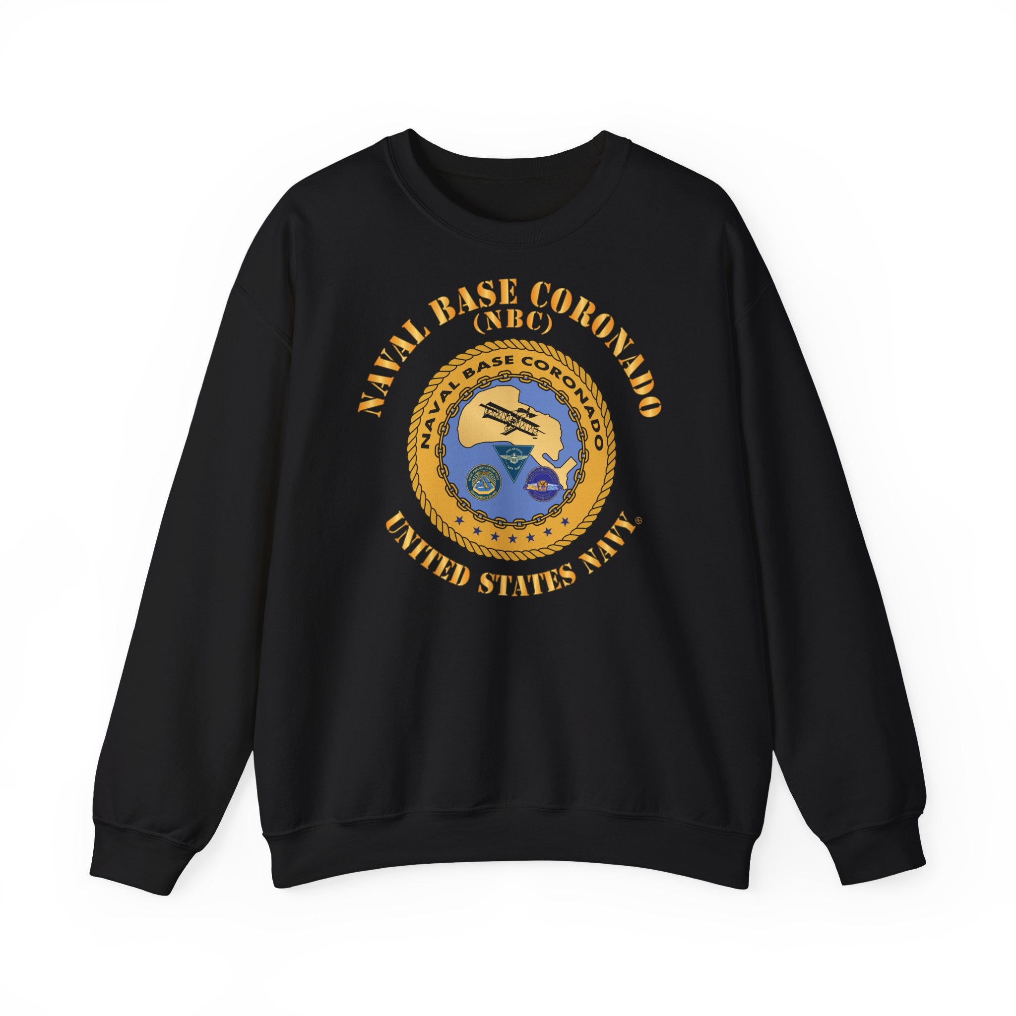 Unisex Heavy Blend™ Crewneck Sweatshirt - Navy - Naval Base Coronado(NBC)