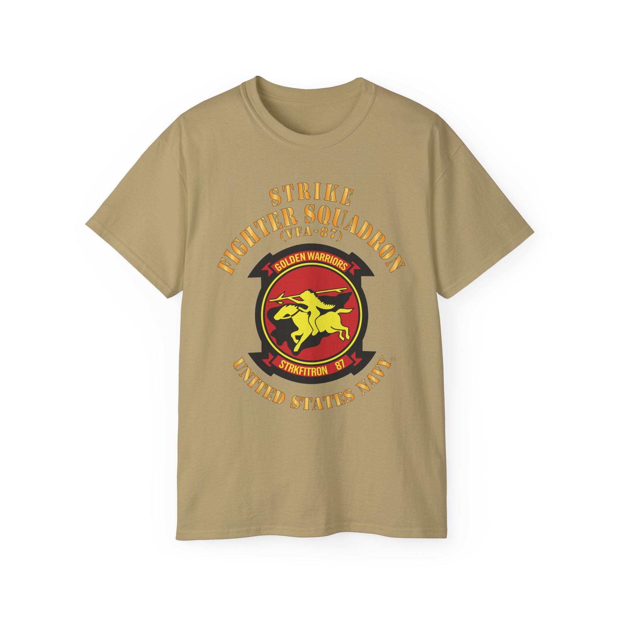 Unisex Ultra Cotton T-Shirt - Navy - Strike Fighter Squadron 87 (VFA-87)
