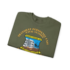 Unisex Heavy Blend™ Crewneck Sweatshirt - Navy - Transient Personnel Unit - Naval Station Norfolk