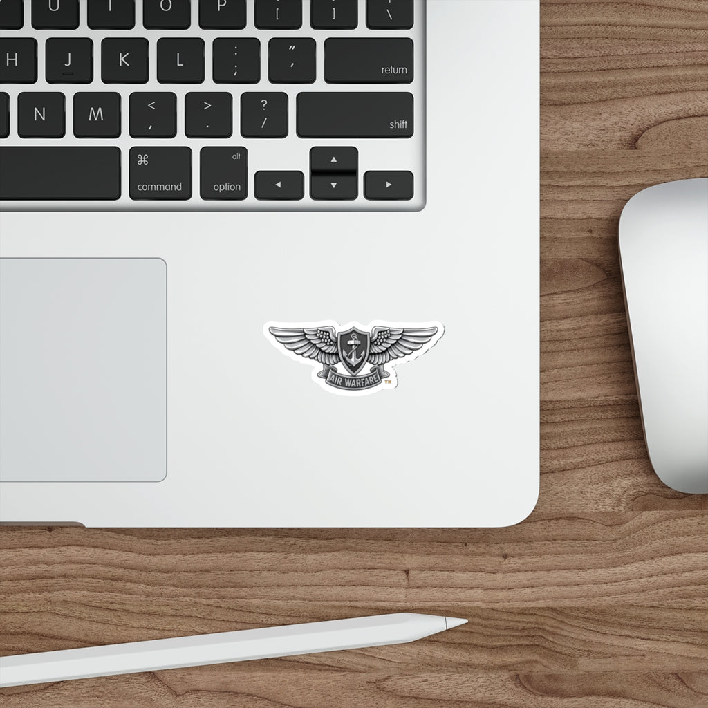 Die-Cut Vinyl Sticker - Navy - Badge - Enlisted Aviation Warfare Specialist wo txt