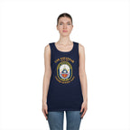 Unisex Heavy Cotton Tank Top - Navy - USS Savannah (LCS-28)