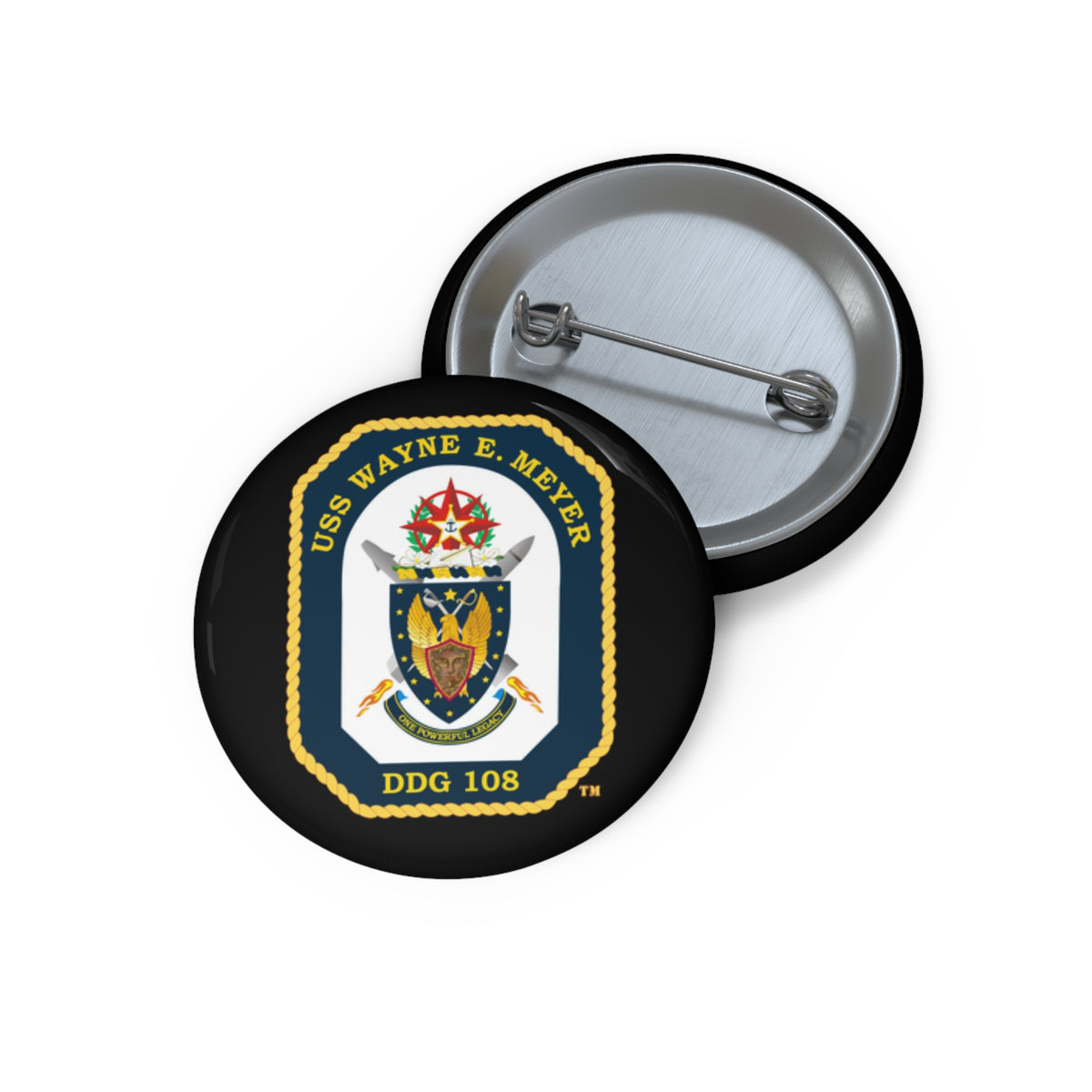 Pin Button - Navy - USS Wayne E. Meyer (DDG-108) wo txt X 300