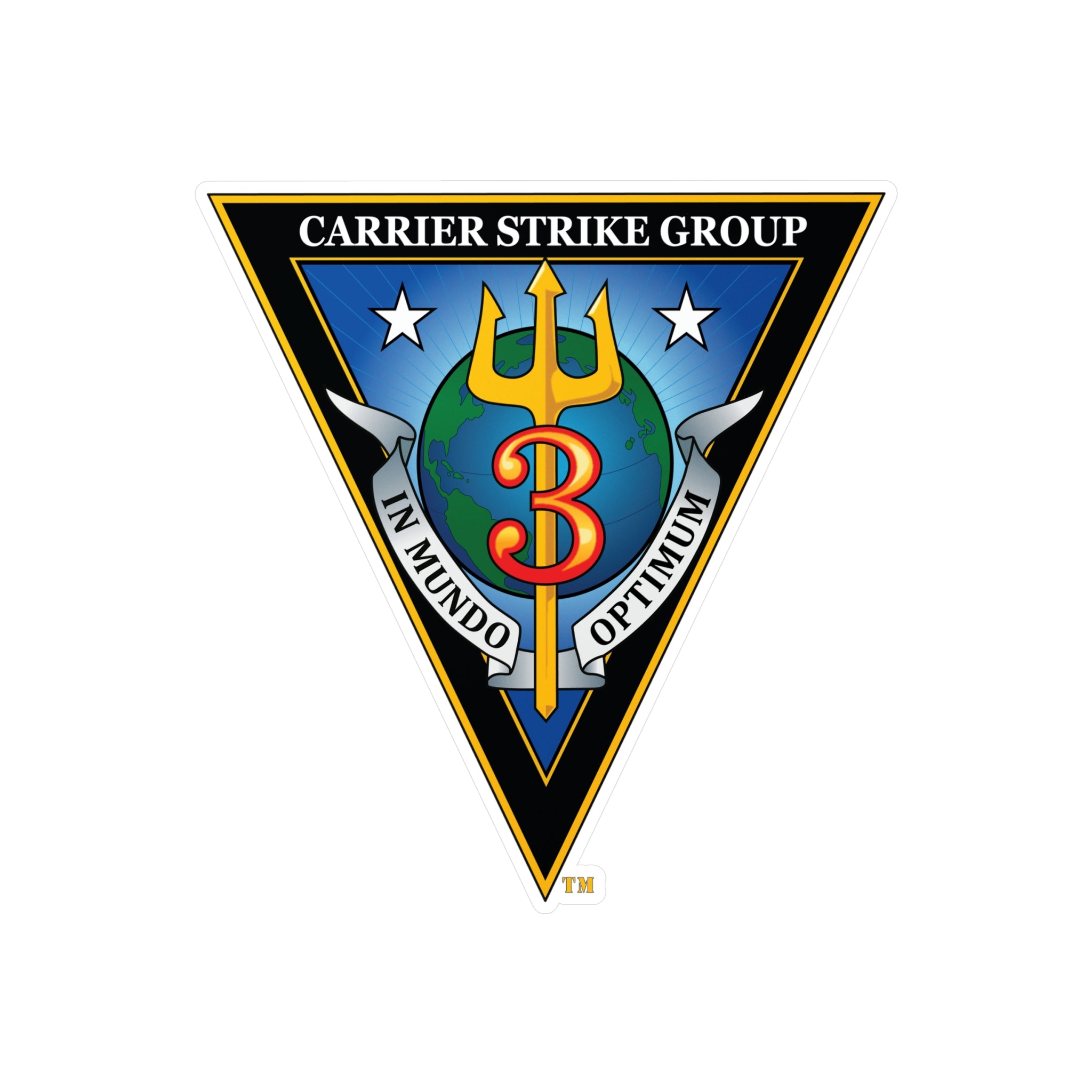 Kiss-Cut Vinyl Decal - Navy - Carrier Strike Group 3 (CSG-3) wo txt