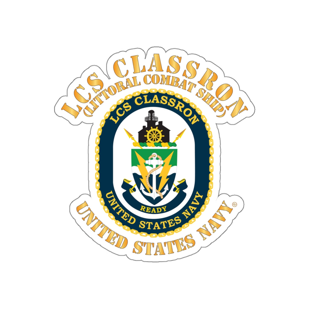 Die-Cut Vinyl Sticker - Navy - LCS Classron (Littoral Combat Ship)