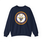Unisex Heavy Blend™ Crewneck Sweatshirt - Navy - Naval Support Activity - Hampton Roads