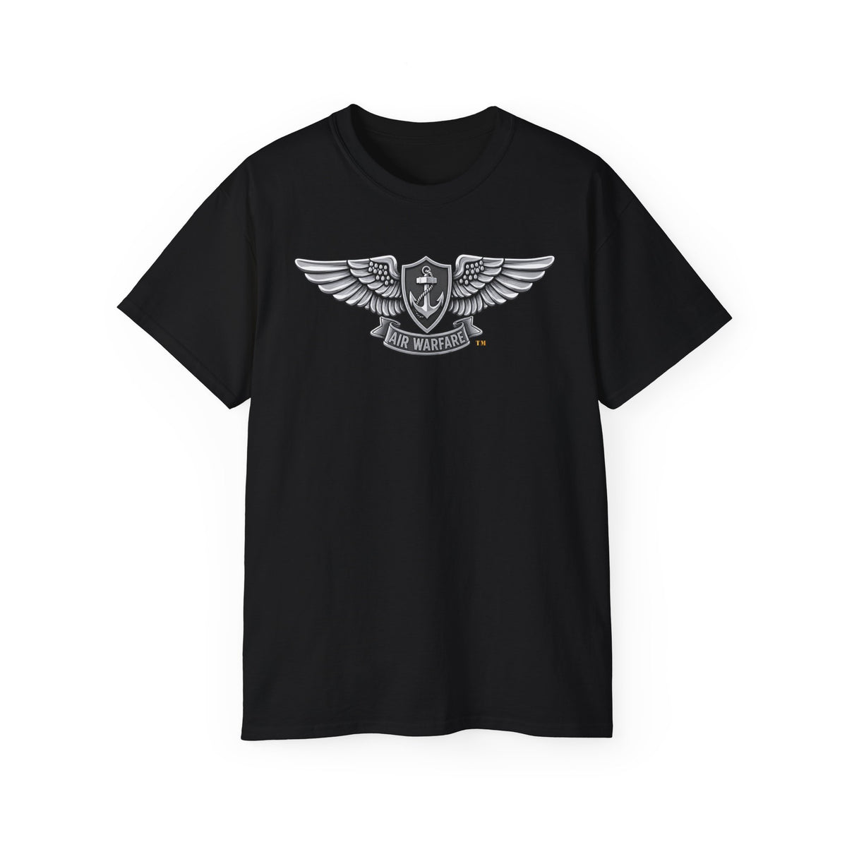 Unisex Ultra Cotton T-Shirt - Navy - Badge - Enlisted Aviation Warfare Specialist wo txt