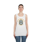 Unisex Heavy Cotton Tank Top - Navy - USS Minneapolis–Saint Paul (LCS-21)
