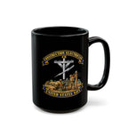 Black Mug (11oz, 15oz) - Navy - Rate - Construction Electrician (CE) with Scene - 3D - Enhanced