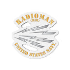 Die-Cut Magnet - Navy - Rate - Radioman (RM)
