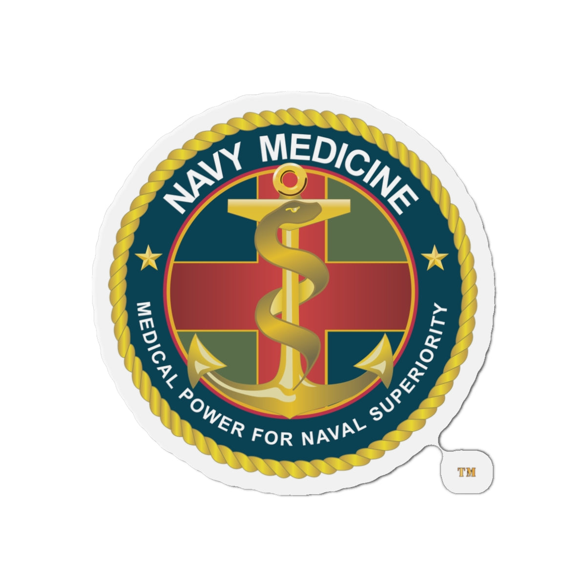 Die-Cut Magnet - Navy Medicine - Medical Power for Naval Superiority wo Txt X 300