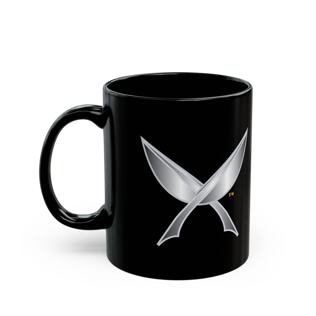 Black Mug (11oz, 15oz) - Navy - Rate - Yeoman (YN) wo txt