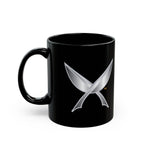 Black Mug (11oz, 15oz) - Navy - Rate - Yeoman (YN) wo txt