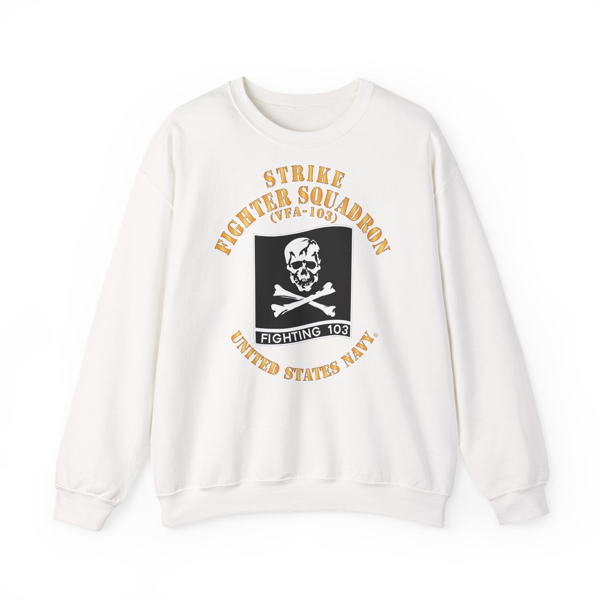 Unisex Heavy Blend™ Crewneck Sweatshirt - Navy - Strike Fighter Squadron 103 (VFA-103)