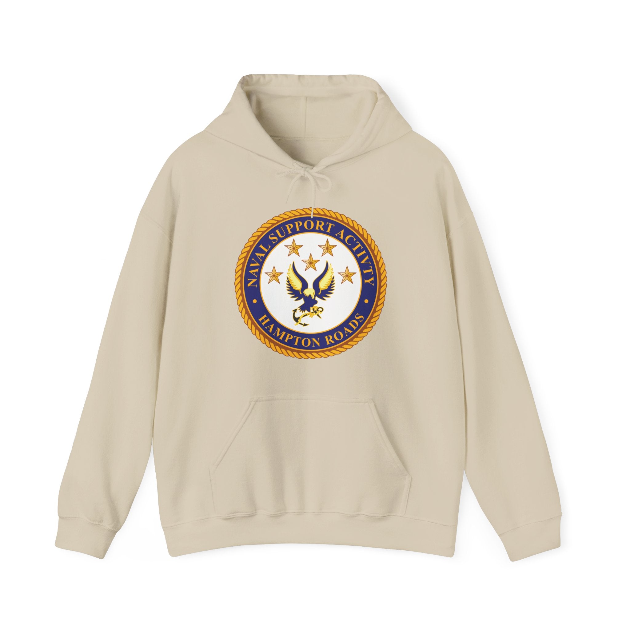 Unisex Heavy Blend™ Hoodies - Navy - Naval Support Activity - Hampton Roads