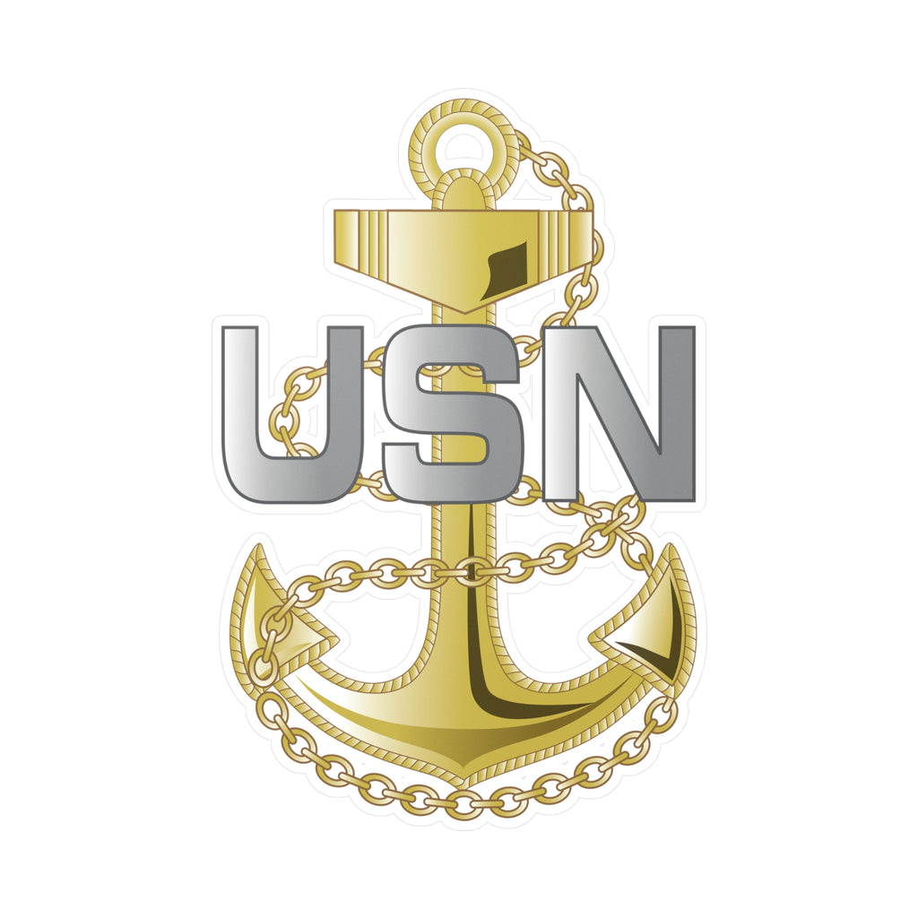 Kiss-Cut Vinyl Decal - Navy - Fouled Anchor wo txt