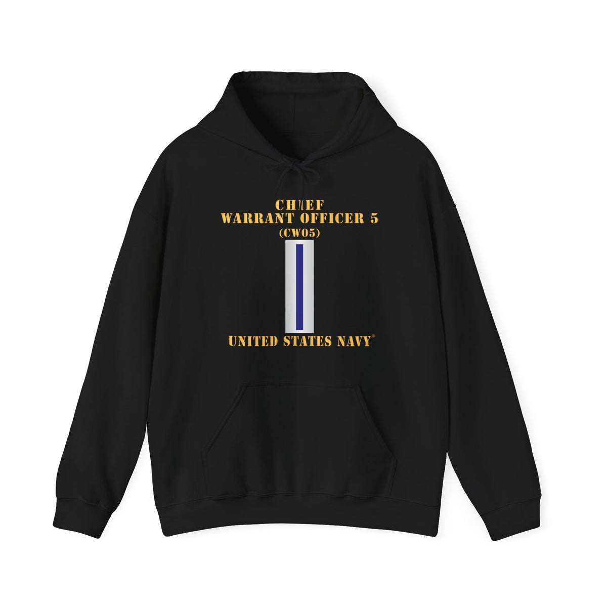 Unisex Heavy Blend™ Hoodies - Navy - Chief Warrant Officer 5 - CW05