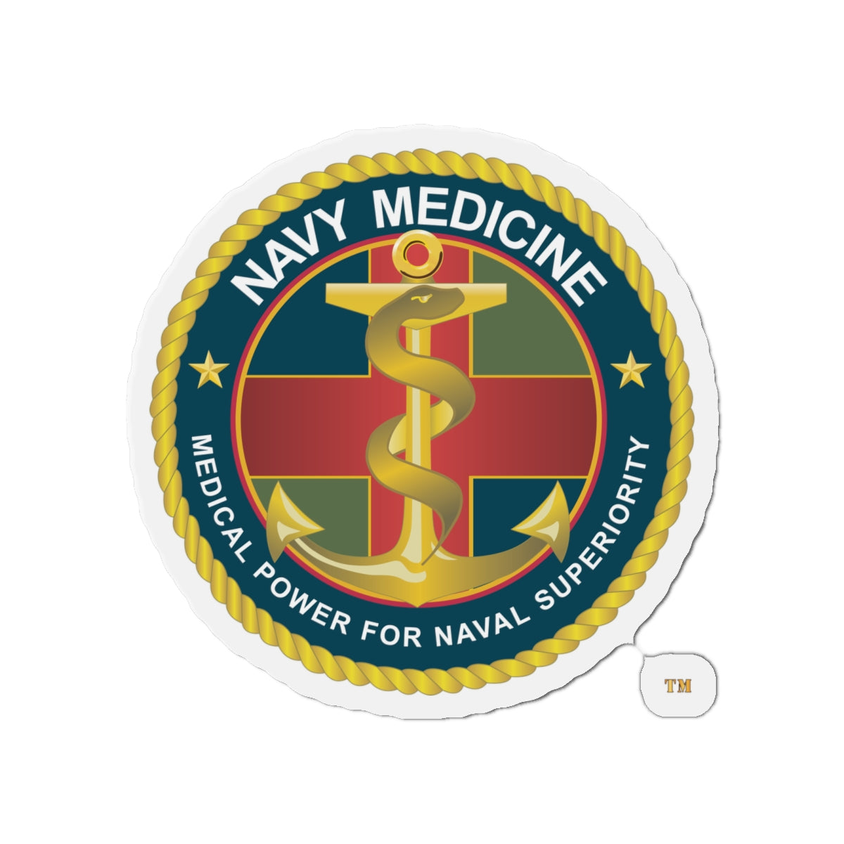 Die-Cut Magnet - Navy Medicine - Medical Power for Naval Superiority wo Txt X 300