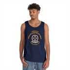 Unisex Heavy Cotton Tank Top - Navy - Airborne Command & Control Squadron 124 (VAW-124)