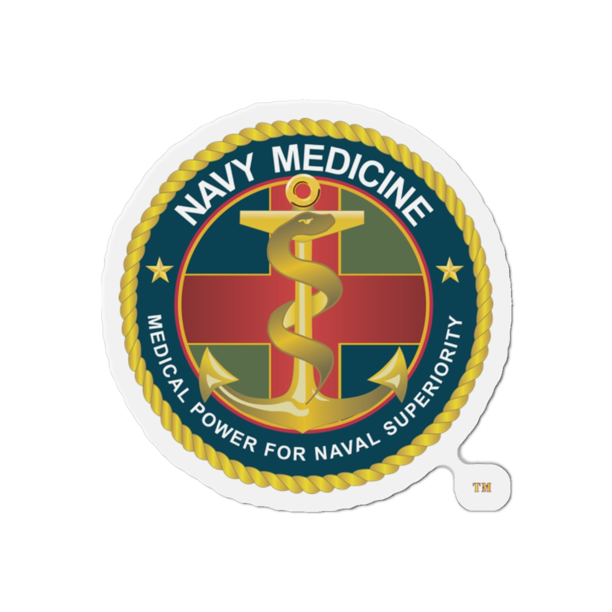 Die-Cut Magnet - Navy Medicine - Medical Power for Naval Superiority wo Txt X 300