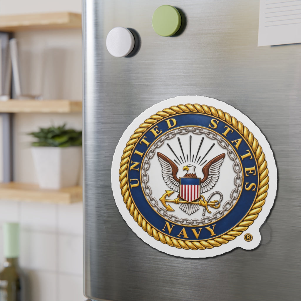 Die-Cut Magnet - United States Navy Seal - Emblem - 3D - Enhanced