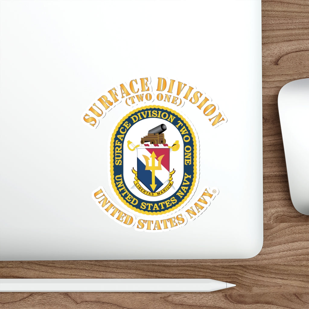 Die-Cut Vinyl Sticker - Navy - Surface Division 21