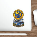 Die-Cut Vinyl Sticker - NAVY - Naval Base Coronado - Crest w Scene - Coronado California - 3D - Enhanced
