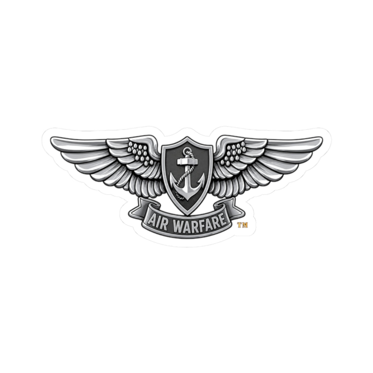 Kiss-Cut Stickers - Navy - Badge - Enlisted Aviation Warfare Specialist wo txt