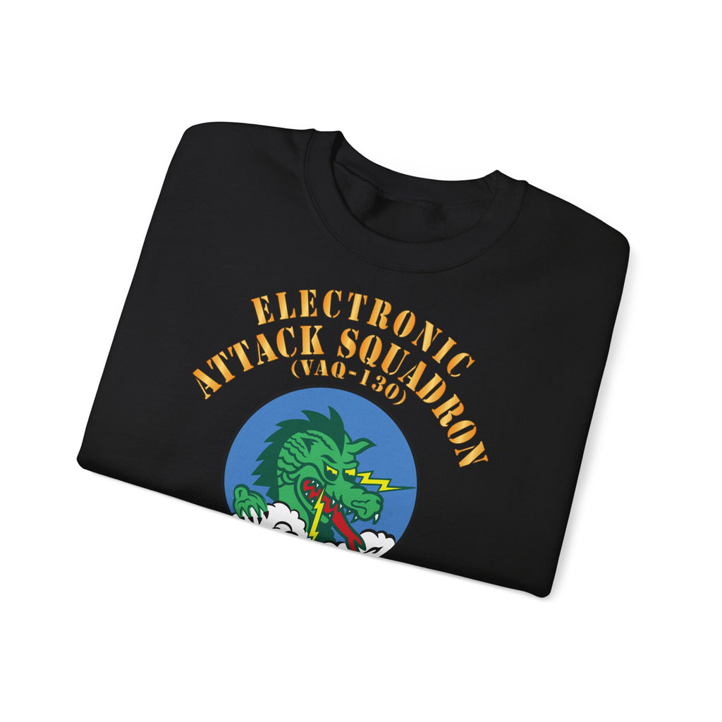 Unisex Heavy Blend™ Crewneck Sweatshirt - Navy - Electronic Attack Squadron 130 (VAQ-130)