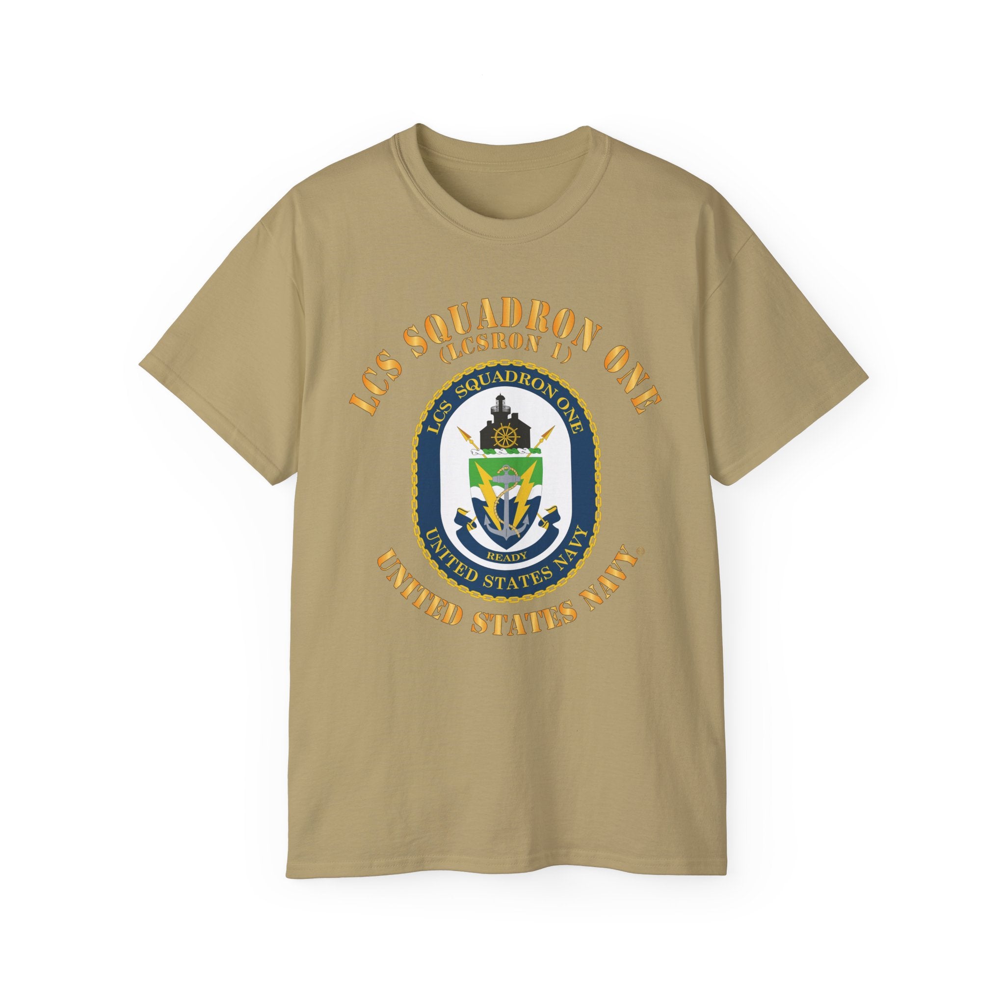 Unisex Ultra Cotton T-Shirt - Navy - LCS Squadron One (LCSRON 1)