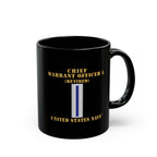 Black Mug (11oz, 15oz) - Navy - Chief Warrant Officer 5 - CW05 - Retired
