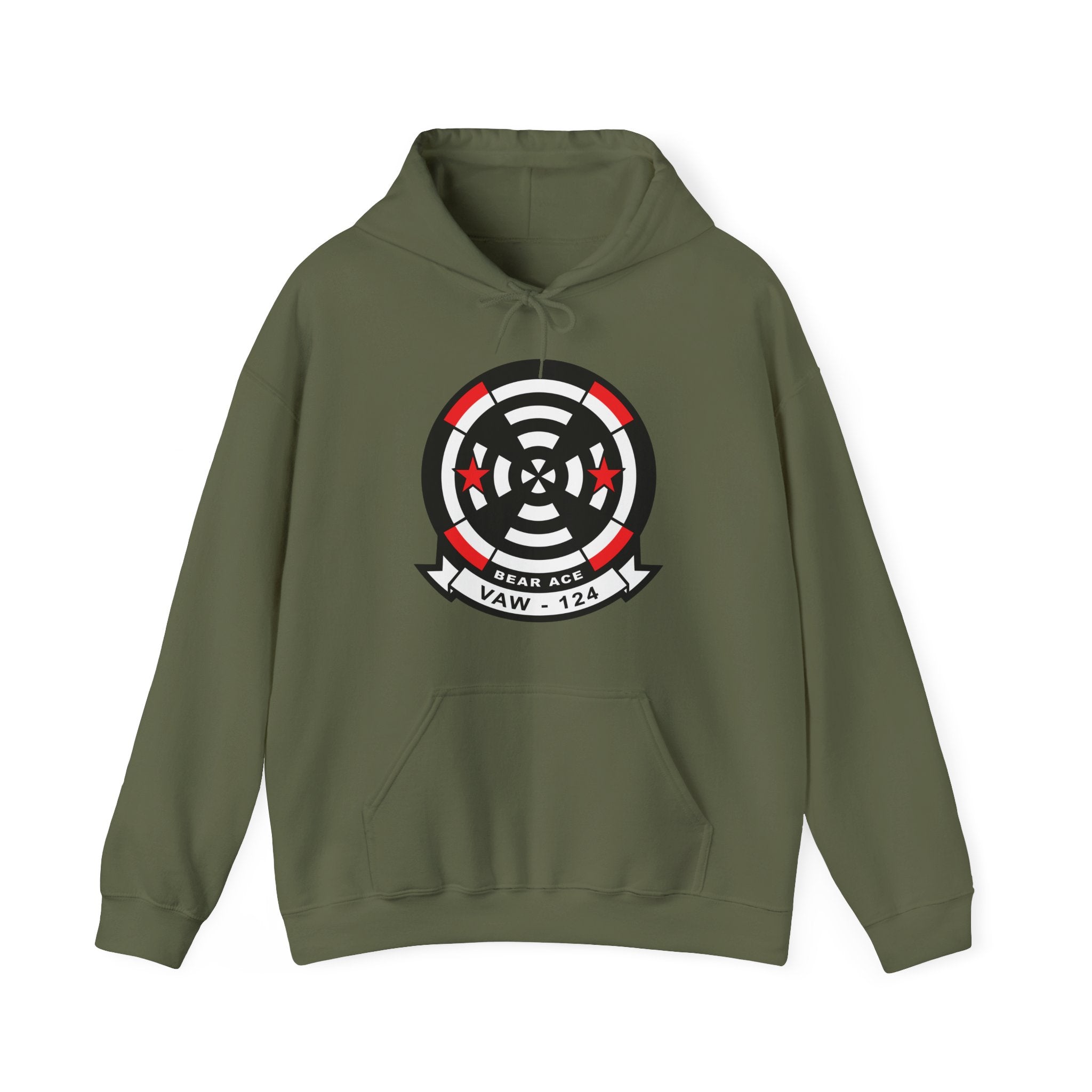 Unisex Heavy Blend™ Hoodies - Navy - Airborne Command & Control Squadron 124 (VAW-124) wo txt