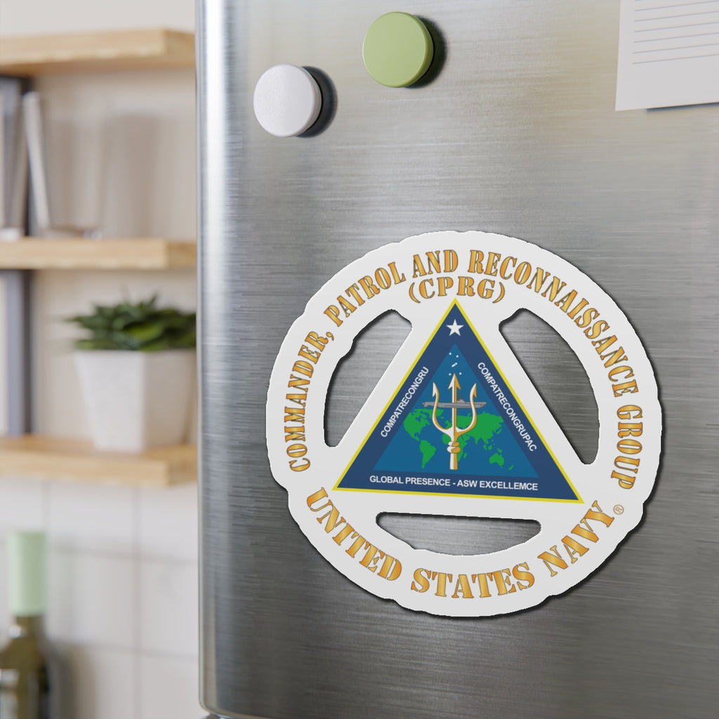 Die-Cut Magnet - Navy - Commander, Patrol and Reconnaissance Group - CPRG X 300