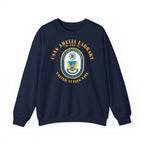 Unisex Heavy Blend™ Crewneck Sweatshirt - Navy - USNS Amelia Earhart (T-AKE 6)