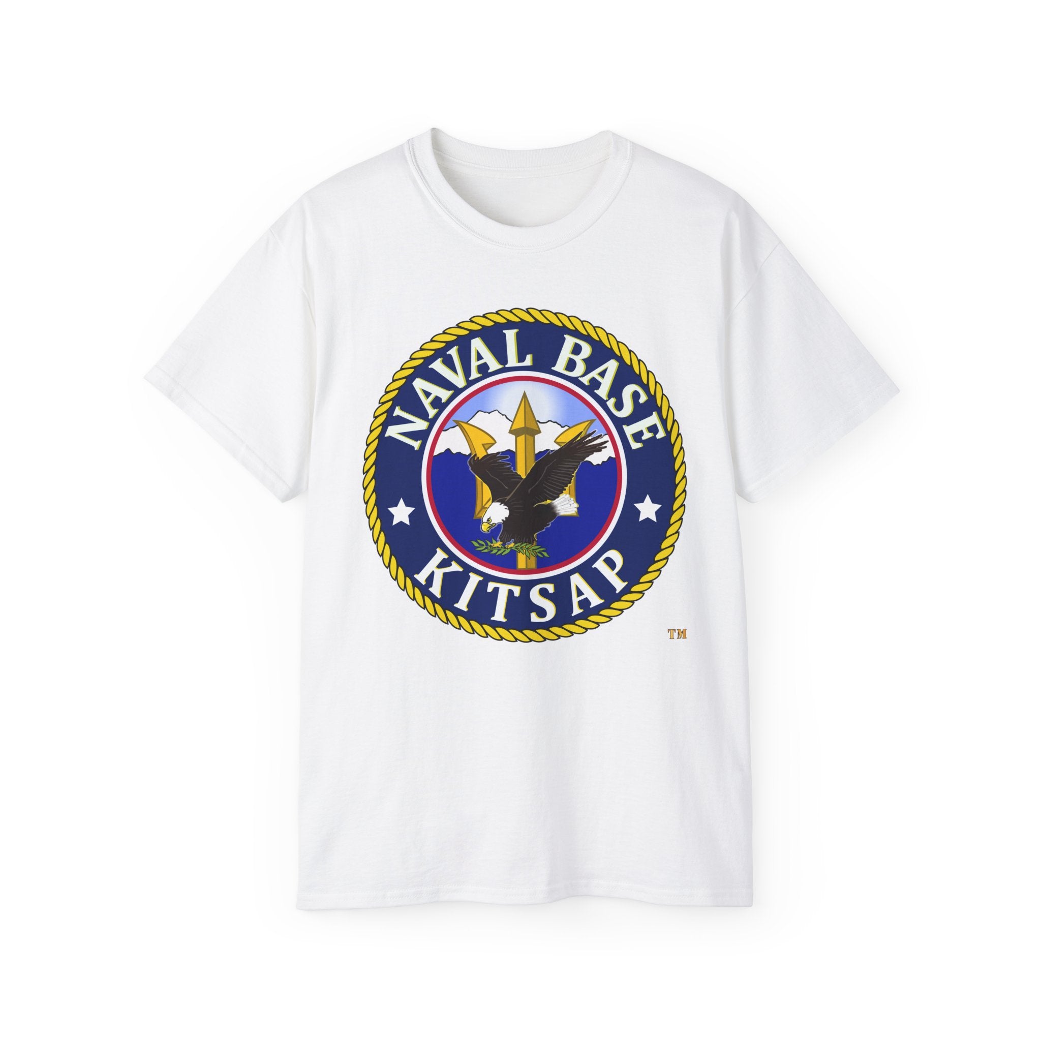 Unisex Ultra Cotton T-Shirt - Navy - Naval Base Kitsap wo txt