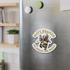 Die-Cut Magnet - Navy - Navy SeaBee - w Wrench and Hammer - 3D - Enhanced X 300