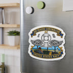 Die-Cut Magnet - Navy - Rate - Air Traffic Controller (AC) - with Scene - 3D - Enhanced