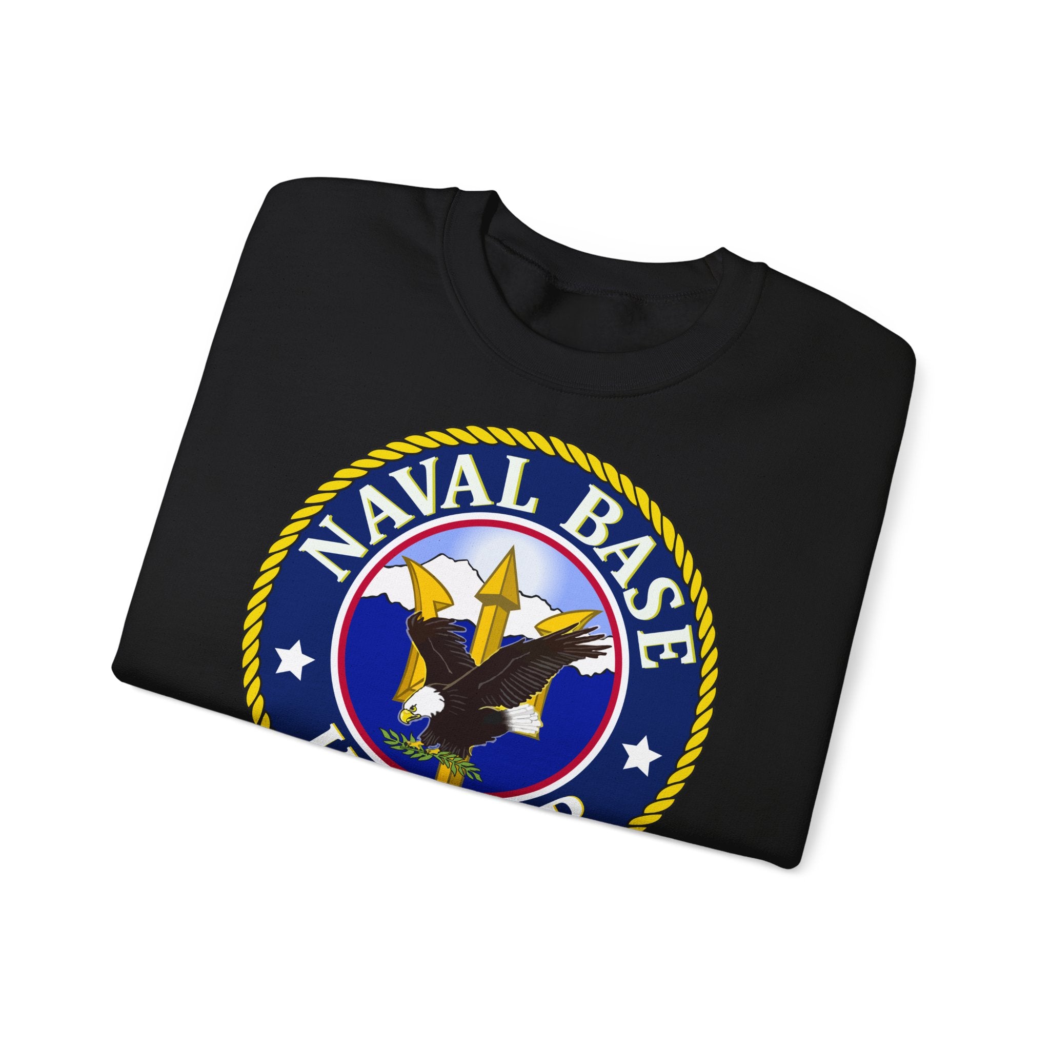 Unisex Heavy Blend™ Crewneck Sweatshirt - Navy - Naval Base Kitsap wo txt