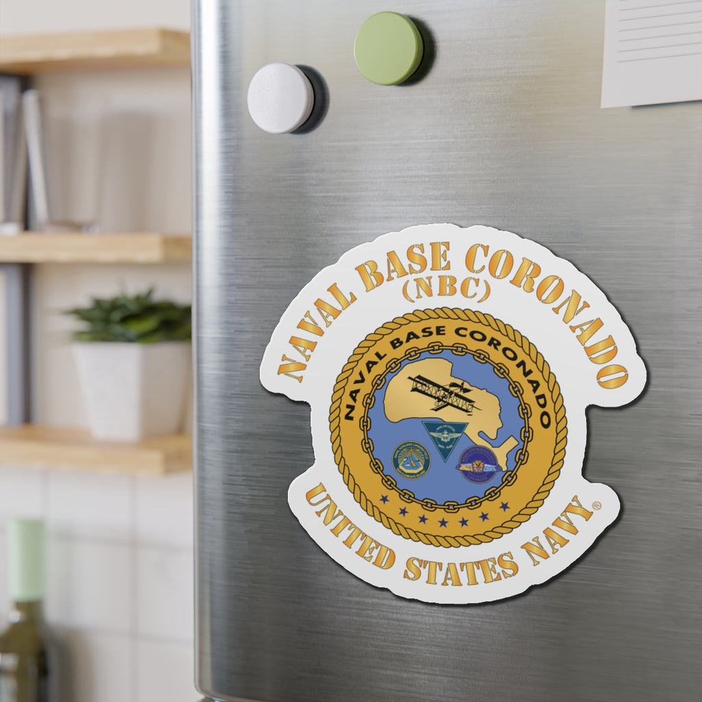 Die-Cut Magnet - Navy - Naval Base Coronado(NBC)