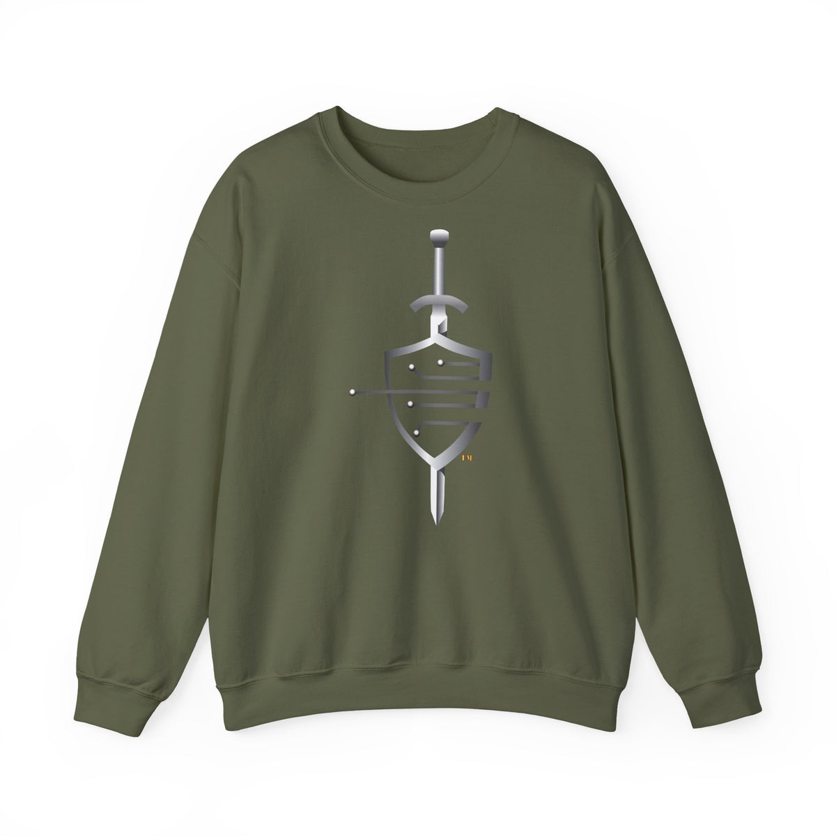 Unisex Heavy Blend™ Crewneck Sweatshirt - Navy - Rate - Cyber Warfare Technician (CWT) wo txt